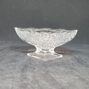 Vintage Indiana Glass Co. Diamond Shape Glass Dish/Depression Glass